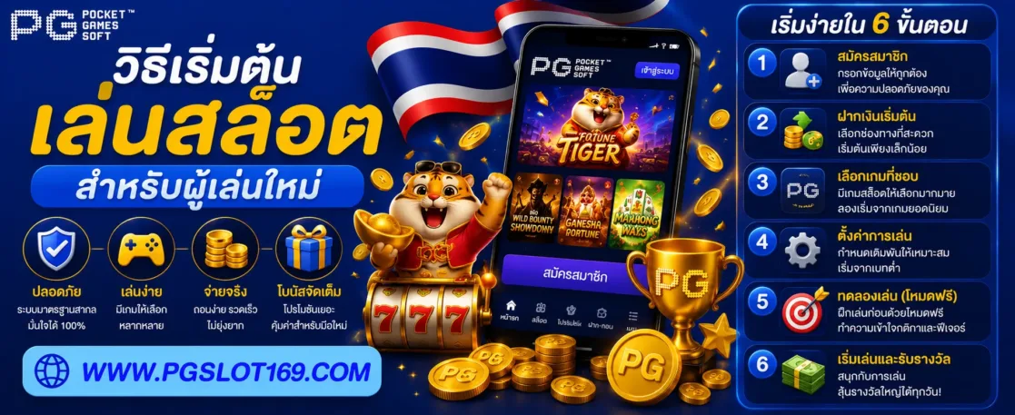 Pglogin วิธีเริ่มต้นเล่นสล็อต สำหรับผู้เล่นใหม่